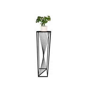 Support à fleurs en métal chromé noir pour la décoration de la maison et des mariages, avec trou de drainage pour utilisation en <span class=keywords><strong>jardin</strong></span> - Product Image 6