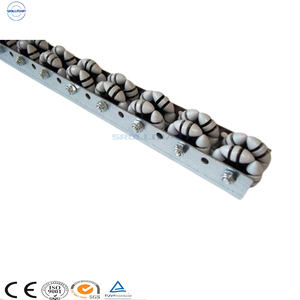 รางม่านม้วนแบบมีล้อไนลอนพลาสติก หมุนได้รอบทิศทาง สำหรับม่านบังแสงด้านล่าง รางม่านด้านข้าง รับน้ำหนักเบา - Product Image 3