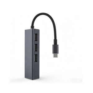 USB 3.1 <span class=keywords><strong>Type</strong></span>-<span class=keywords><strong>C</strong></span> ถึง4พอร์ต USB 2.0 + ฮับ RJ45กับ <span class=keywords><strong>OTG</strong></span> 10/100M อะแดปเตอร์อีเทอร์เน็ตอลูมิเนียมอัลลอยรองรับ1.1/2.0 - Product Image 1