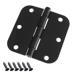 บานพับสแตนเลสเกรดเชิงพาณิชย์ ขนาด 4 นิ้ว ทรงโมเดิร์น มุมโค้ง 5/8 นิ้ว ผิวเคลือบป้องกันสนิม - Product Image 1