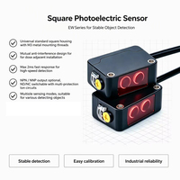 Capteur de proximité photoélectrique à faisceau traversant EW-TA1000N, distance de détection 10m, NPN DC12-24V, capteur photo industriel
