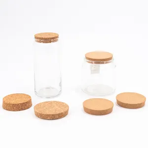 High Quality Soft Wooden Cork Stopper Lids For Glass Bottle