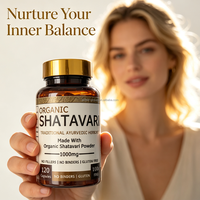 Soutien Naturel pour la Santé des Femmes : Gélules d'Extrait de Racine de Shatavari Pure pour l'Équilibre Hormonal et le Bien-être