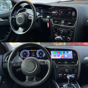 วิทยุติดรถยนต์จอคู่ขนาด 12.3 นิ้ว + 10.25 นิ้ว พร้อมจอแสดงผลดิจิตอล GPS นำทาง เครื่องเล่นมัลติมีเดีย รองรับ Carplay สำหรับรถยนต์ Audi A4 ปี 2009-2016 พวงมาลัยซ้าย - Product Image 5