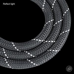 Correa de perro de nailon reflectante de lujo de 1,5 m, collares ecológicos para mascotas para caminar fácilmente, entrenamiento, poliéster ajustable a la moda - Product Image 5