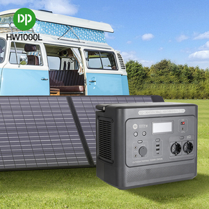 เครื่องกำเนิดไฟฟ้าพกพาสำหรับใช้งานกลางแจ้ง กำลังไฟสูง 1000W 2000W 1008Wh  แบตเตอรี่สำรองฉุกเฉิน พลังงานแสงอาทิตย์ รุ่น DP-HW100 - Product Image 4