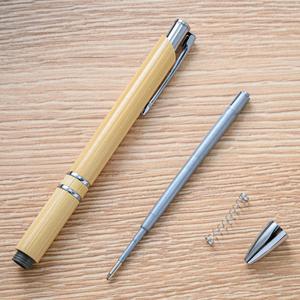 Stylos à bille en bambou personnalisés avec logo publicitaire pour les événements promotionnels et les salons professionnels - Product Image 3
