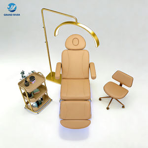 Cama de Masaje de Belleza con Precio de Fábrica para Salón, Cama de Spa Facial, Silla de Pestañas, Camas de Masaje Eléctricas Modernas con Calefacción - Product Image 6