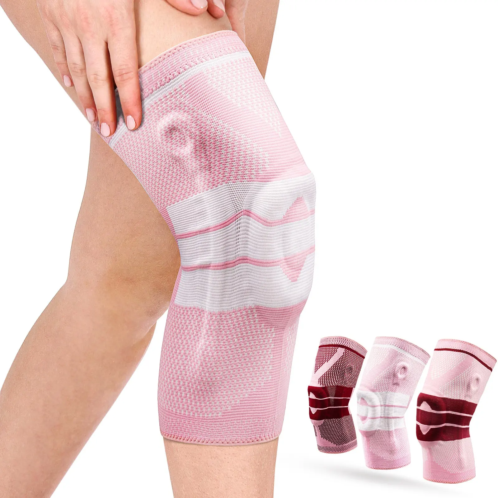 Wholesale New Design Knee Support Brace Compression Orthopedic Knee Pads for Knee Pain Relief