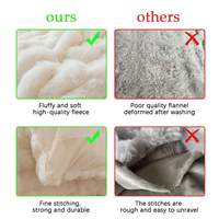 Parure de lit personnalisée en velours épais pour bébé et maternité, ensemble trois pièces chaud pour l'hiver avec couvre-lit en velours de lait