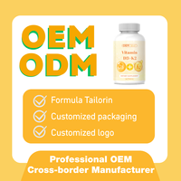 Özel Marka Fabrika Tedarikli Vitamin D3+K2 Sağlıklı Takviyeler OEM Hizmetleriyle Kemik ve Kalp Sağlığını Destekler