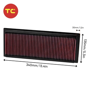 Filtre à air moteur 33-2865 compatible avec les voitures Volkswagen/Audi/Seat/Skoda 2003-2019, pièces automobiles 1K0129620 1457433319 - Product Image 3