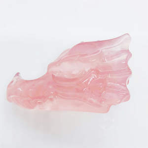 Piedra de fuego de cuarzo rosa de 7cm a granel, labrodrita, cabeza de dragón, piedra curativa para la venta y la decoración del hogar, 1 unidad - Product Image 4