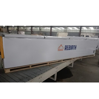 Congélateur commercial à air froid en acier inoxydable grande capacité coffre supérieur