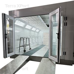 Cabina de pintura totalmente Dron, cabina de pintura de coche con calefacción eléctrica, sala de pintura de coche con puerta de vidrio - Product Image 2
