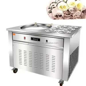 fried ice cream roll machine / Food cart frozen yogurt making machine For Sale