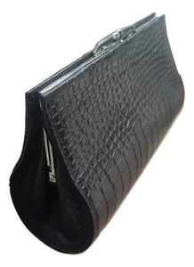 Bolso de mano con patrón de cocodrilo Estilo Vintage para mujer, monedero de piel auténtica de vaca, forro de poliéster RFID funcional largo - Product Image 2