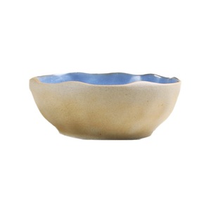 Creatief Keramisch Servies Onregelmatige Soepkommen Retro Reactie Glazuur Porseleinen Fruitkom Restaurant Eetkom - Product Image 6