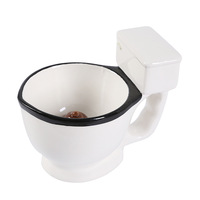 Mug de toilette en porcelaine 3D avec logo personnalisé, tasse à café amusante, cadeau créatif, mugs pour fête, sans BPA, vente en gros directe d'usine