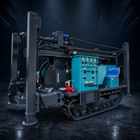 Foreuse de carottage de roche Feiyang, moteur diesel-pneumatique, portable et mobile, pour la construction de puits d'eau, 76 kW