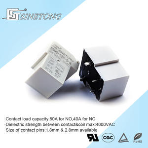 Sinetong NB90-12S-S-A4รีเลย์แม่เหล็กไฟฟ้าขนาดจิ๋ว1NO 12V 50A DC 4ขา2.8 PCB ป้องกันแบบปิดผนึก1A - Product Image 3