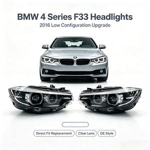 Conjunto de Faros LED Remanufacturados para BMW Serie 4 F33 2016-2020, Reemplazo OE, Lámpara Automotriz - Product Image 1