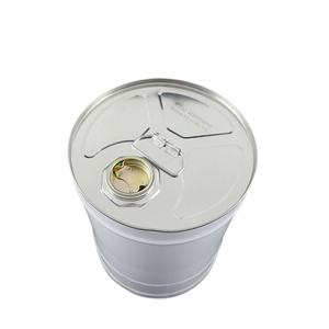 Bidon rond en tôle de 18 L, seau de 18 litres, baril, fût <span class=keywords><strong>avec</strong></span> <span class=keywords><strong>bec</strong></span> <span class=keywords><strong>verseur</strong></span> et couvercle pour aérosol, pour usage chimique - Product Image 3