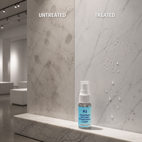 Céramique Nano Microcristalline Liquide Invisibles de Qualité Industrielle, Formule Modifiée A1, Anti-Taches et Imperméabilisante pour Pierre