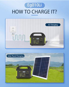 500W Power Station, 384WH 460.8WH Backup Battery Portable Solar <b>Generator</b> for <b>Camping</b> (Solar Optional) Eg010Li Eg009Li Pure Sine - Product Image 5