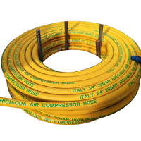 Tuyau d'air en caoutchouc naturel industriel de qualité supérieure - Tuyau d'air comprimé haute pression 300 PSI pour outils pneumatiques, tuyau flexible à découpe simple couche