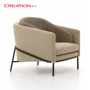 Sedia Professionale per Eventi in Hotel con Telaio in Metallo e Imbottitura in Pelle per Sale Banchetti e Conferenze - Product Image 4