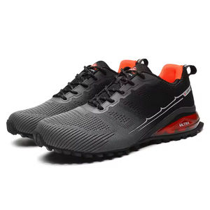 Chaussures de course pour hommes d'automne, respirantes, en maille, à lacets, à semelle épaisse, légères, antidérapantes, tendance coréenne, décontractées - Product Image 5