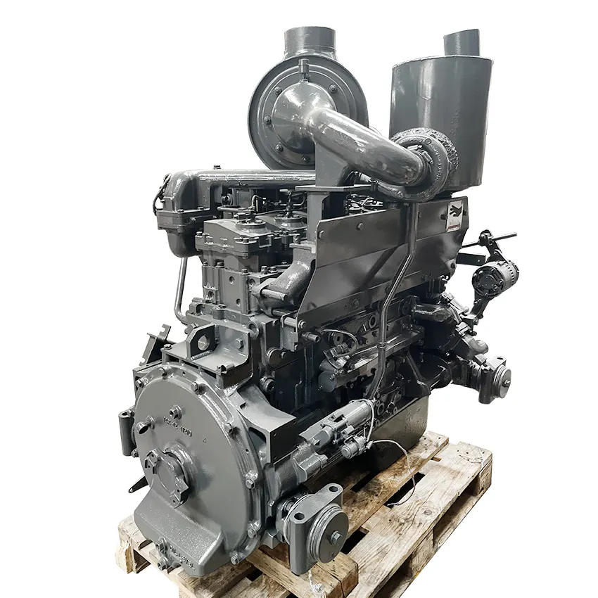 İnşaat makine parçaları ekskavatör S6D125 Komats dizel motor takma S6D125 Komatsu için komple motor tertibatı