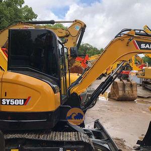 Miniexcavadora Sany SY50U Usada de 5.3 Toneladas con Motor <span class=keywords><strong>Yanmar</strong></span>, Excavadora Pequeña SY <span class=keywords><strong>50</strong></span> U de 5T para Jardinería y Construcción - Product Image 3