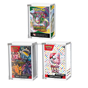 Vitrina acrílica para Pokemon Booster Bundle y <span class=keywords><strong>Evolving</strong></span> <span class=keywords><strong>Skies</strong></span> Build Battle con tapa magnética - Product Image 1