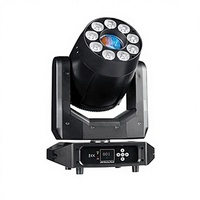 STSLITE 200W LED Cabeza Móvil Wash/Spot RGB DMX512 Control por Sonido IP33 Ra90 5000K Luz Diurna Regulable para DJ y Fiestas
