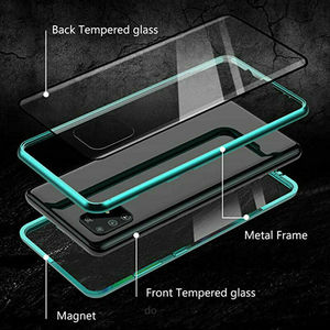 360 magnetico Anteriore e Posteriore In Vetro Temperato Copertura di Caso Per Samsung Galaxy A51 A71 <span class=keywords><strong>A50</strong></span> A70 A30S A50S - Product Image 3