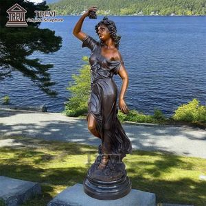 जीवन आकार क्लासिक धातु मूर्तिकला उद्यान कांस्य चार मौसमों देवी मूर्ति - Product Image 4