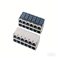 GLGNET Liefert Alle Arten von Spritzguss-Netzwerkmodulen, Einzelport-Ethernet-Modularbuchsen RJ45 RJ11 mit LED
