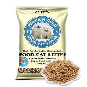 Emily Pets 100% matériau naturel <span class=keywords><strong>copeaux</strong></span> <span class=keywords><strong>de</strong></span> <span class=keywords><strong>bois</strong></span> <span class=keywords><strong>de</strong></span> pin <span class=keywords><strong>litière</strong></span> pour chat granulés <span class=keywords><strong>de</strong></span> contrôle des odeurs solubles dans l'eau <span class=keywords><strong>litière</strong></span> pour chat en vrac usine - Product Image 2