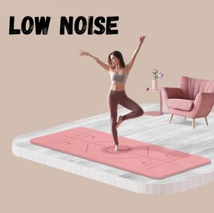 Tapis de yoga personnalisé avec logo imprimé, respectueux de l'environnement, antidérapant, en TPE, tapis de yoga empilable pour femmes - Product Image 6