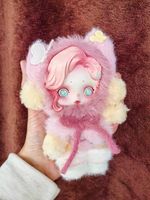 100% Authentique POPMART Sp X Little Horse Plush Doll Keychain Blind Box