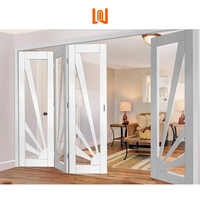 Porte-fenêtre élégante Porte pliante en PVC à isolation thermique résistante aux intempéries