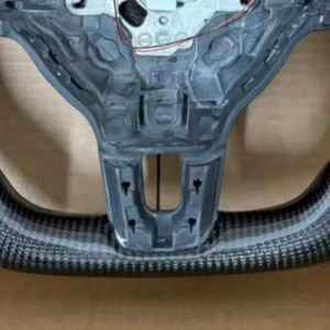 ขายส่งพวงมาลัยคาร์บอนไฟเบอร์แท้ของ Volkswagen สำหรับ Golf MK6 GTI R <span class=keywords><strong>Scirocco</strong></span> Passat Tiguan - Product Image 5