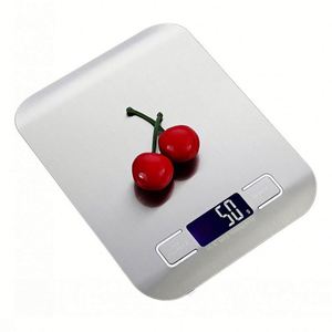 เครื่องชั่งดิจิตอลแบบพกพา สแตนเลส 5 กก. สำหรับชั่งอาหาร - Product Image 1