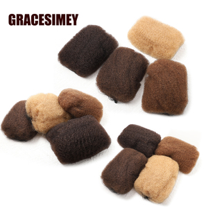 Extensiones de Cabello Humano Remy Brasileño <span class=keywords><strong>Afro</strong></span> Rizado, Marca MAYQUEEN, 100g, Sin Procesar, Doble Trama a Máquina, para Trenzas - Product Image 5