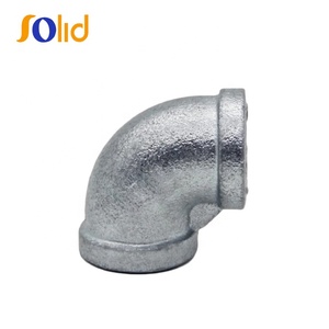En 10242 <span class=keywords><strong>galvanizado</strong></span> por inmersión En caliente <span class=keywords><strong>de</strong></span> tubería <span class=keywords><strong>de</strong></span> <span class=keywords><strong>hierro</strong></span> maleable <span class=keywords><strong>de</strong></span> 90 codo - Product Image 2