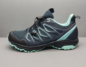 Zapatos de senderismo de cuero antideslizantes transpirables para hombre, botas de corte bajo, suela vibrante, verano, exterior, senderismo, caminar térmico - Product Image 5