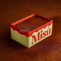 Boîte d'emballage en papier pour tiramisu avec impression de logo personnalisé, papier alimentaire, pâtisserie, boulangerie, emballage en chocolat pour tiramisu