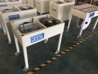 SM10T Semi-automatique Double moteur électrique PP ceinture Carton boîte palette cerclage emballage Machine manuel